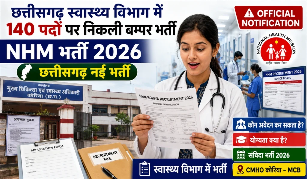 NHM Koriya Recruitment 2026